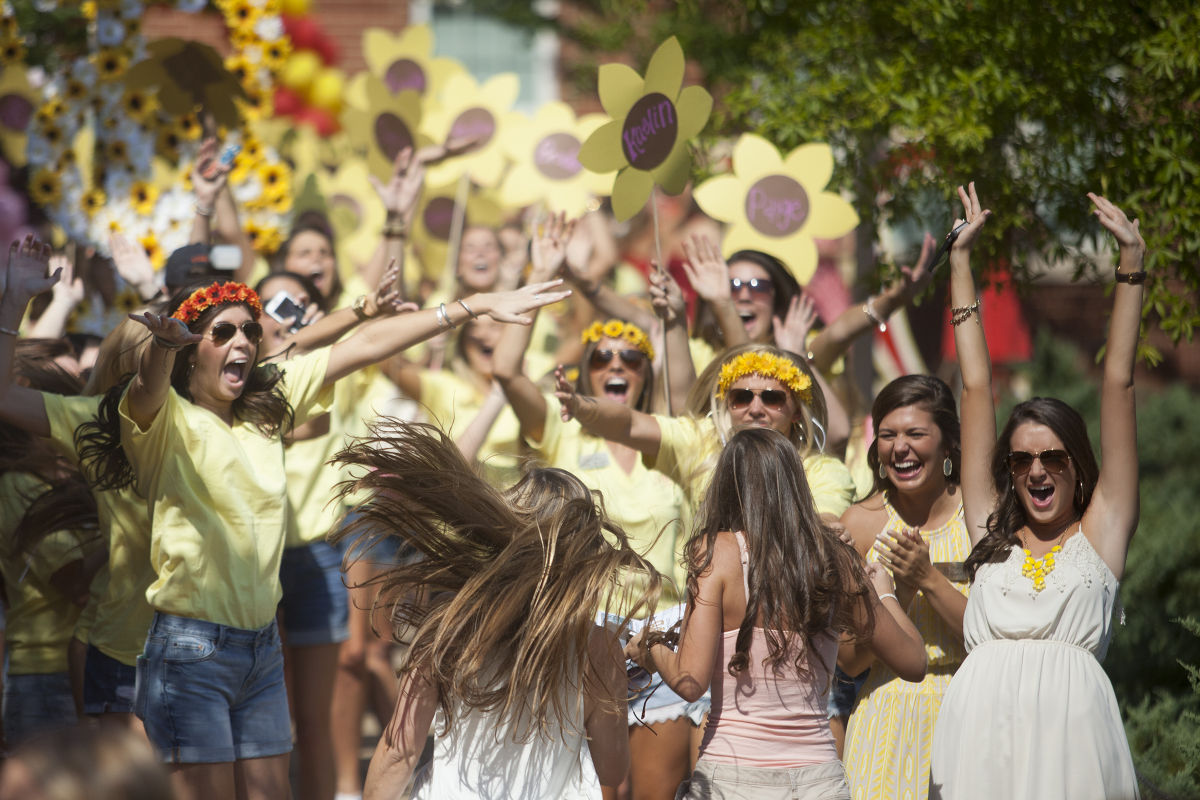 Auburn University bid day 2014